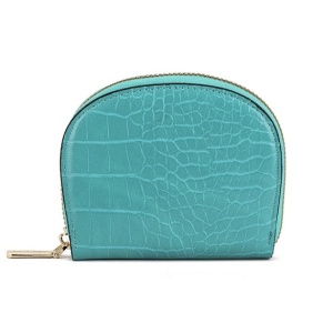 Croc Card Holder - Turquoise